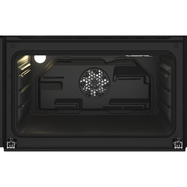 Indesit DUI10DB Built Under Electric Fan Double Oven - Black