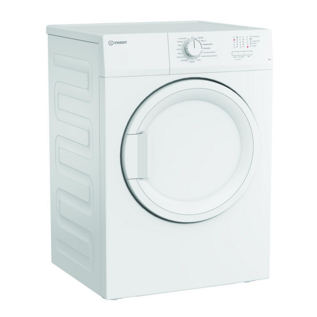 Indesit EX-CYDA81WWGLUK-WR 8Kg Vented Tumble Dryer - White