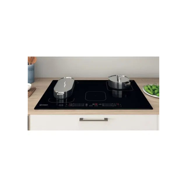 Indesit IB21B77NE 77Cm Wide Induction Hob - Hard Wired