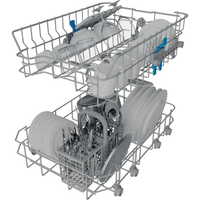 Indesit IN2ID10CS80UK Built In Slimeline Dishwasher