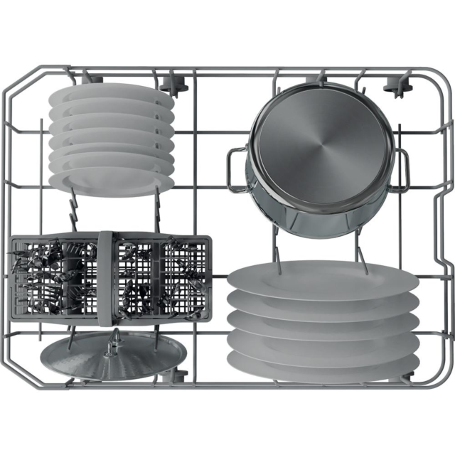 Indesit IN2ID10CS80UK Built In Slimeline Dishwasher