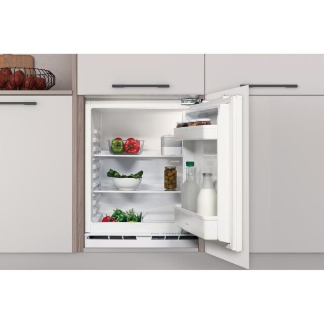 Indesit INBUL011 Low Frost Integrated Undercounter Larder Fridge - 59.6Cm - 144L
