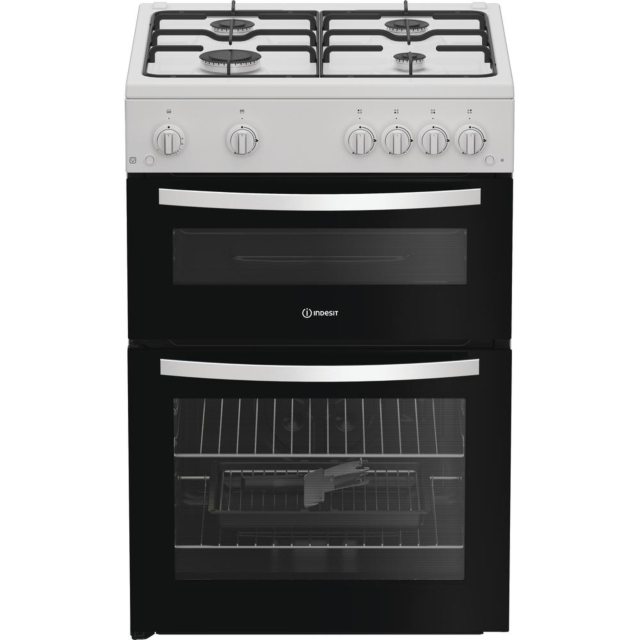 Indesit ITG6GW 60Cm Gas Twin Cooker