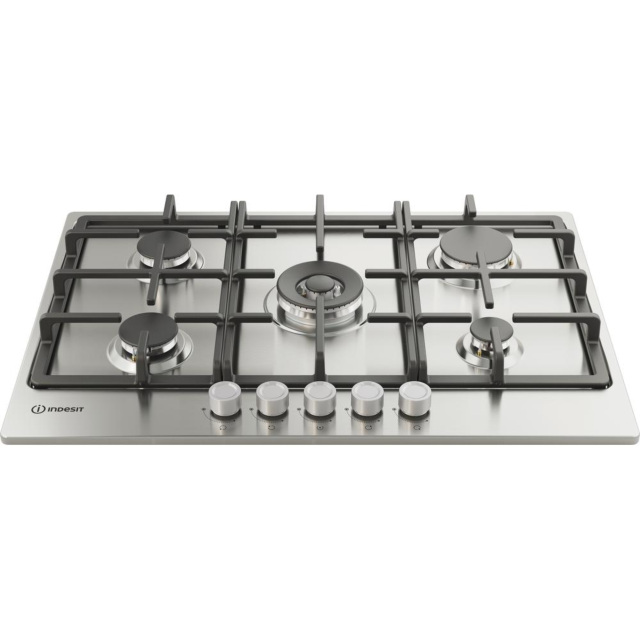 Indesit THP751WIXI1 Gas Hob: 5 Gas Burners