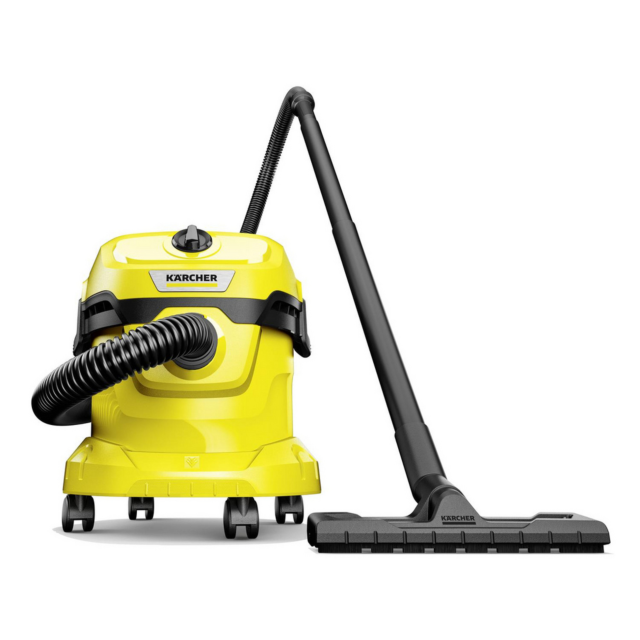 Karcher 16280020 Wd2plus Wet + Dry Vacuum Cleaner - Yellow