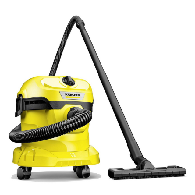 Karcher 16280020 Wd2plus Wet + Dry Vacuum Cleaner - Yellow