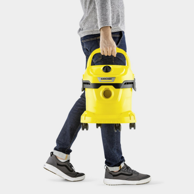 Karcher 16280020 Wd2plus Wet + Dry Vacuum Cleaner - Yellow