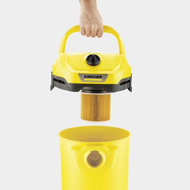 Karcher 16280020 Wd2plus Wet + Dry Vacuum Cleaner - Yellow