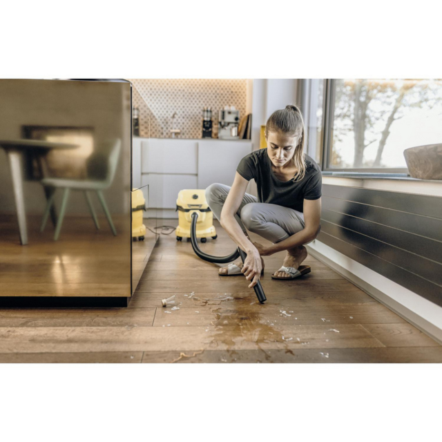 Karcher 16280020 Wd2plus Wet + Dry Vacuum Cleaner - Yellow