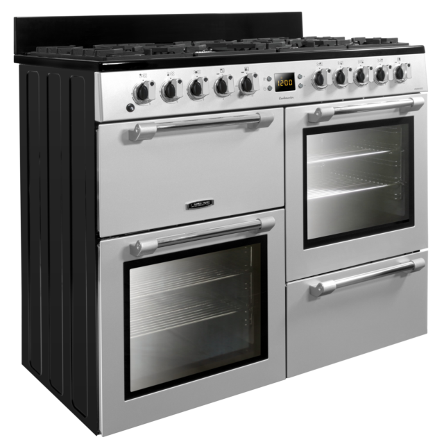 Leisure CK100F232S 100Cm Dual Fuel Range Cooker - Silver