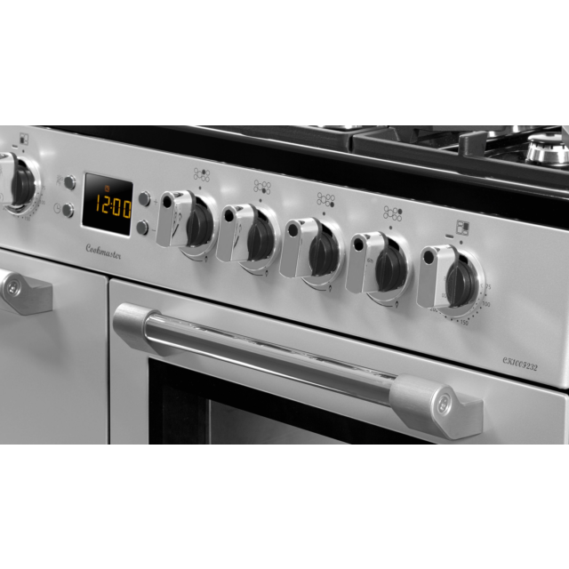 Leisure CK100F232S 100Cm Dual Fuel Range Cooker - Silver