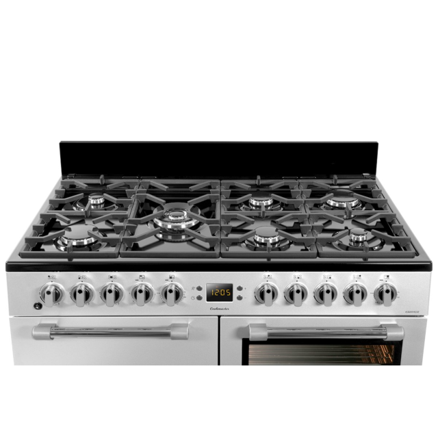 Leisure CK100F232S 100Cm Dual Fuel Range Cooker - Silver