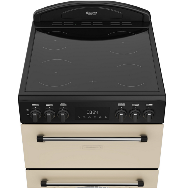 Leisure CLB60ECC 60Cm Double Oven Electric Range Style Cooker - Cream