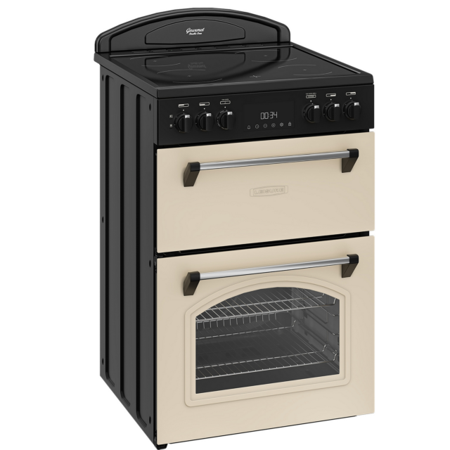 Leisure CLB60ECC 60Cm Double Oven Electric Range Style Cooker - Cream