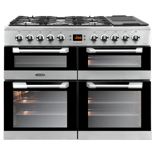 Leisure CS100F520X 100Cm Dual Fuel Range Cooker - Stainless Steel