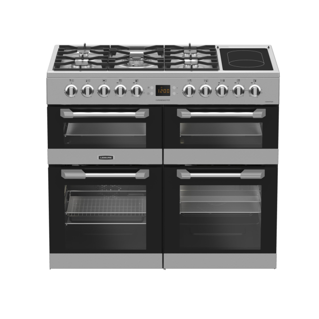 Leisure CS100F520X 100Cm Dual Fuel Range Cooker - Stainless Steel
