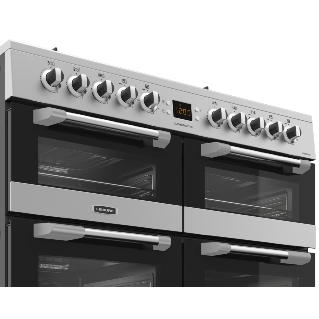 Leisure CS100F520X 100Cm Dual Fuel Range Cooker - Stainless Steel