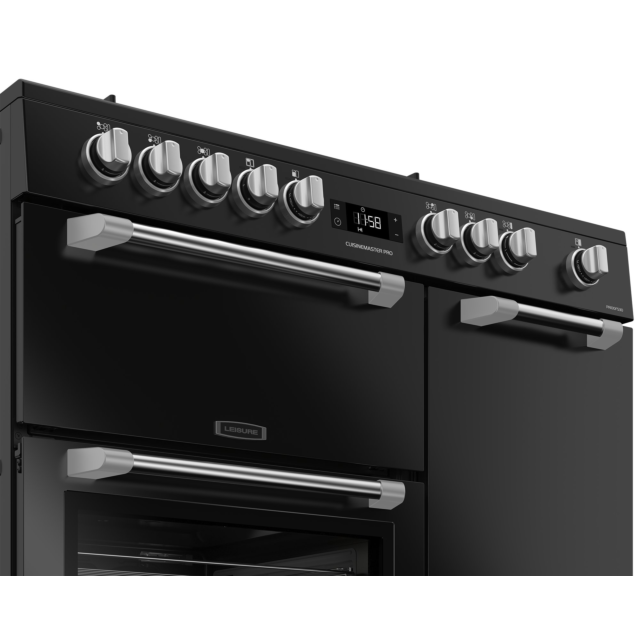 Leisure PR100F530K 100Cm Dual Fuel Range Cooker - Black