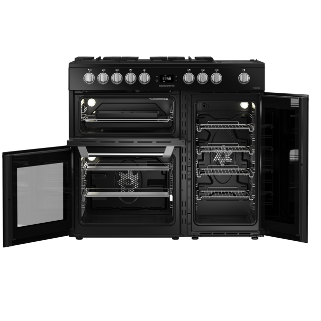 Leisure PR100F530K 100Cm Dual Fuel Range Cooker - Black