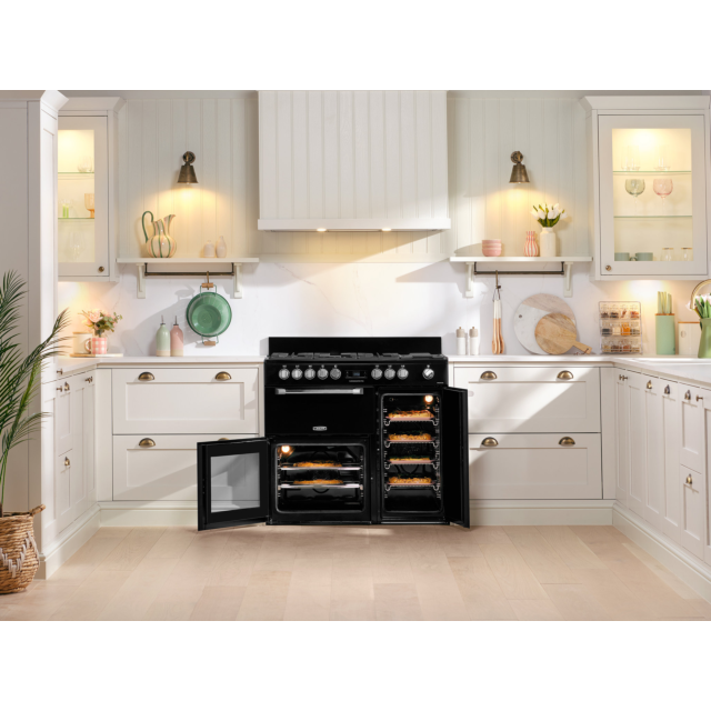 Leisure PR100F530K 100Cm Dual Fuel Range Cooker - Black