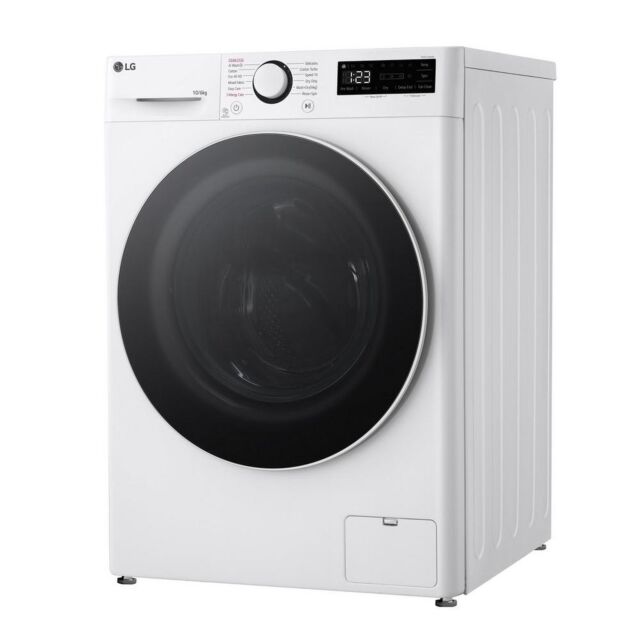 LG EX-FWY606WWLN1-SP 10Kg/6Kg 1400 Spin Washer Dryer - White
