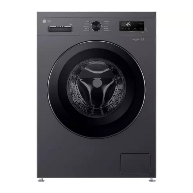 LG F4X1009NMK 9Kg 1400 Spin Washing Machine - Slate Grey