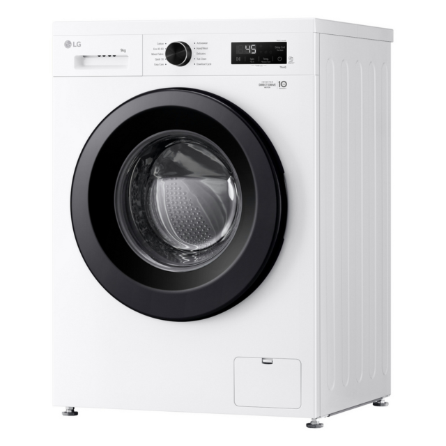 LG F4X1009NWK 9Kg 1400 Spin Washing Machine - White