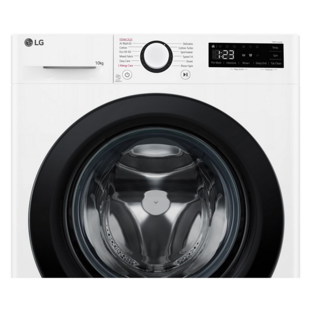LG F4Y510WBLN1 10Kg 1400 Spin Washing Machine - White