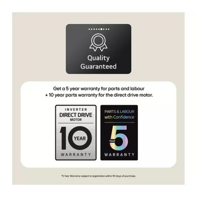 LG F4Y711NCTN1 Series 4 Pro Ai Direct Drive F4y711nctn1 - 11 Kg Washing Machine - Onyx Black
