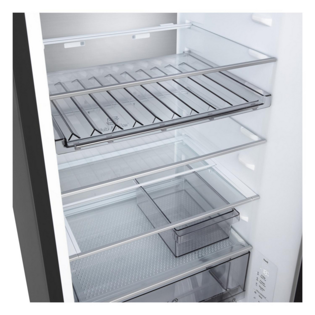 LG GBBS524CEV 59.7cm Frost Free Fridge Freezer - Essence Black Steel