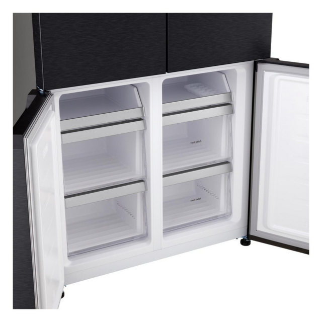 LG GMM42ABBEH American Fridge Freezer - Matte Black