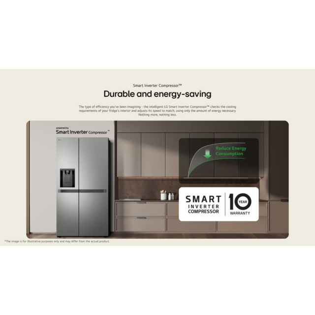 LG GSLC40PYPE American Fridge Freezer - Prime Silver