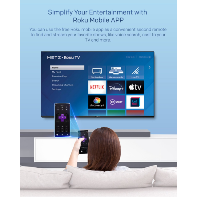 Metz 50MRD6000YUK 50inch Dled Uhd Smart TV