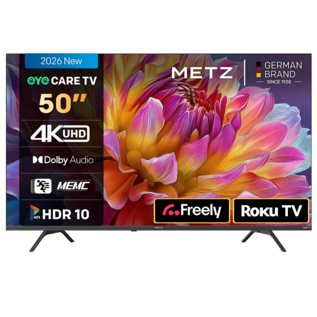 Metz 50MRF6000ZUK 50inch 4K DLED Smart TV - Black