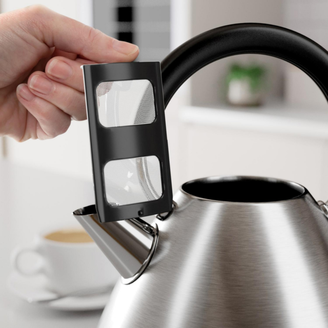 Morphy Richards 100130 1.5 Litres Venture Pyramid Rapid Boil Kettle - Brushed Stainless Steel