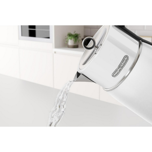 Morphy Richards 100704 1.5 Litres Signature Matt Jug Kettle - Moonlight White