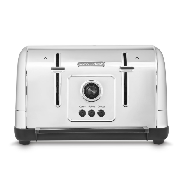 Morphy Richards 240130 Venture 4 Slice Toaster - Brushed Steel