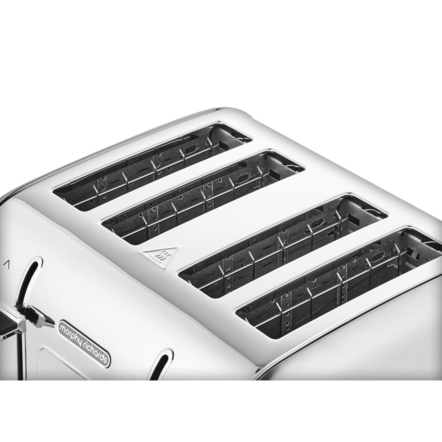 Morphy Richards 240130 Venture 4 Slice Toaster - Brushed Steel