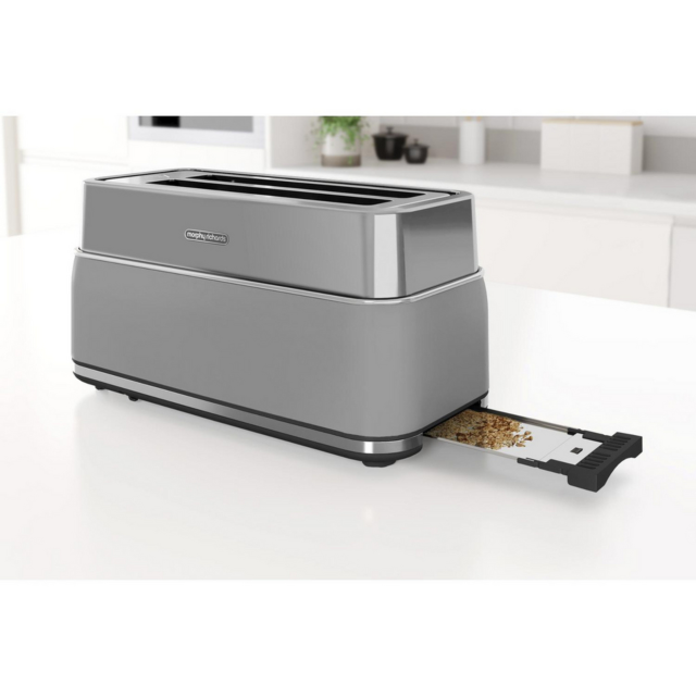 Morphy Richards 245705 Signature 4 Slice Toaster - Grey