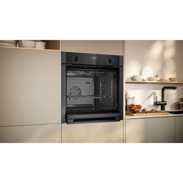 Neff B3ACE4AG3B 59.4Cm Built In Electric Single Oven - Graphite Grey