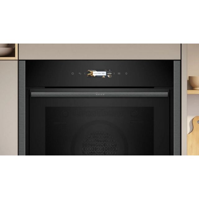 Neff B54CR31G0B 59.6Cm Built In Electric Single Oven - Graphite Grey