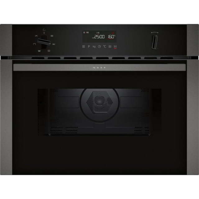 Neff C1AMG84G0B 44 Litres Built In Microwave Oven With Hot Air - Black With Graphite