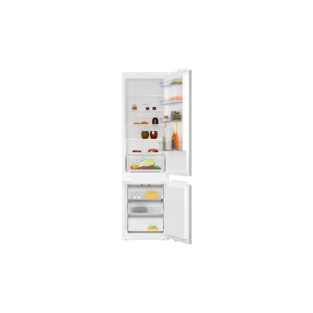 Neff KI7961SE0 Built-In Fridge-Freezer With Freezer At Bottom, 193.5 X 54.1 Cm, Sliding Hinge