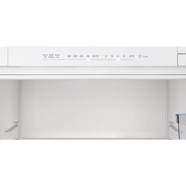 Neff KI7961SE0 Built-In Fridge-Freezer With Freezer At Bottom, 193.5 X 54.1 Cm, Sliding Hinge