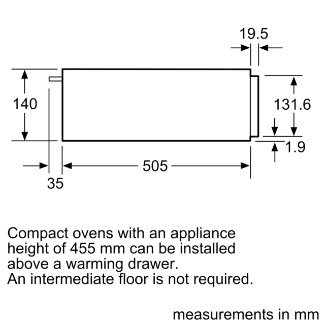 Neff N1AHA01N0B N 50 Warming Drawer