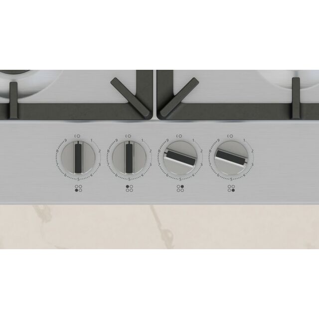 Neff T26CIP8N0 58.2cm Gas Hob - Stainless Steel