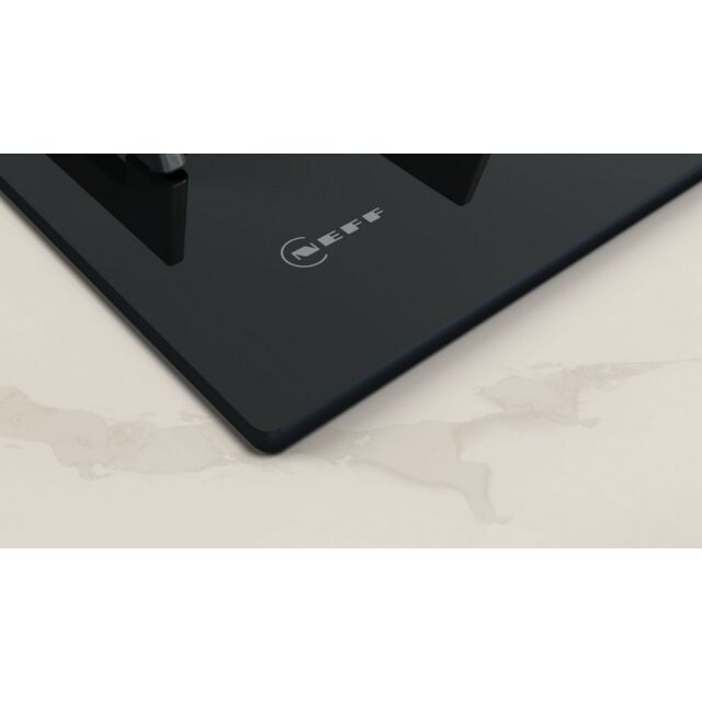 Neff T26PIP4S0 4 Ring Gas On Glass Hob - Black