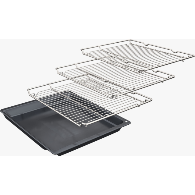 Neff U1ACE2AG3B 59.4Cm Built In Electric Double Oven - Graphite Grey