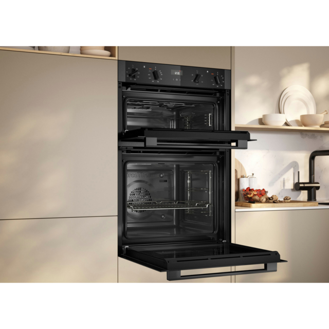 Neff U1ACE2AG3B 59.4Cm Built In Electric Double Oven - Graphite Grey
