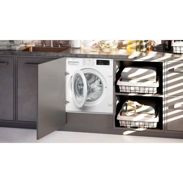 Neff W543BX2GB Built-In Washing Machine, 8 Kg, 1400 Rpm